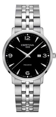 Certina DS Caimano 39 Stainless Steel / Black / Bracelet
